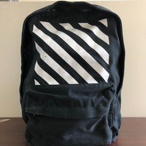 Off-White c/o Virgil Abloh Canvas Mirror Backpack - Black Backpacks, Bags -  WOWVA38270